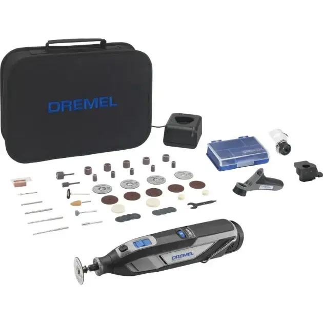 DREMEL – Outil multi-fonction sans fil 12V, avec accessoires, chargeur et mallette F0138240JF