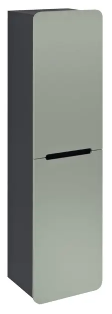 Sapho Kerala - Armoire haute 143x38x32 cm, 2 portes G/D, verde/anthracite KR350-4434