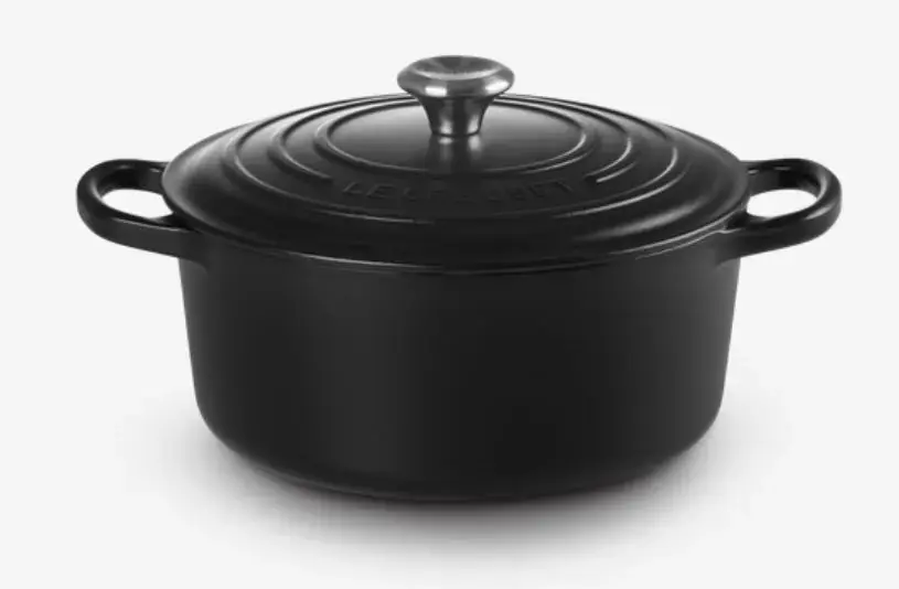 Le Creuset Signature - Cocotte ronde avec couvercle, volume 3,3 l, noir mat 21177220000430