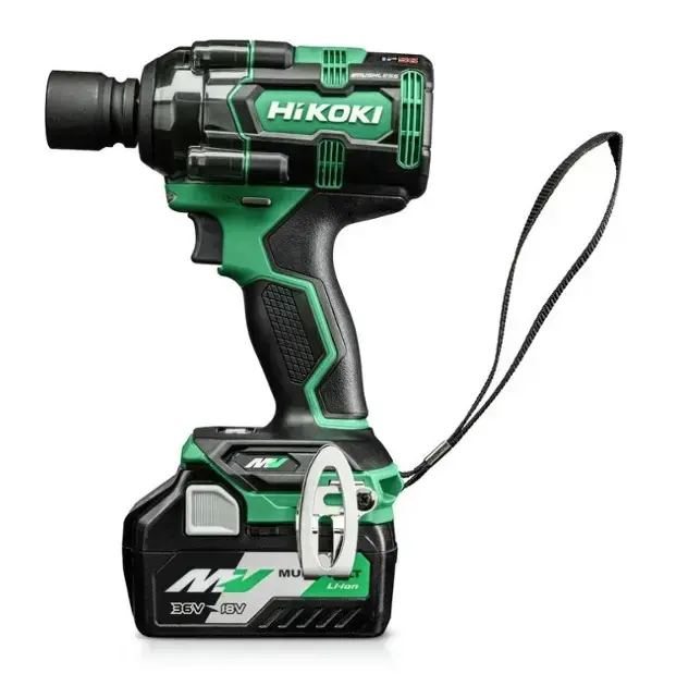 HiKOKI – Clé à chocs sans fil 36V, 2 batteries 5,0 Ah Li-Ion, chargeur WR36DHWRZ