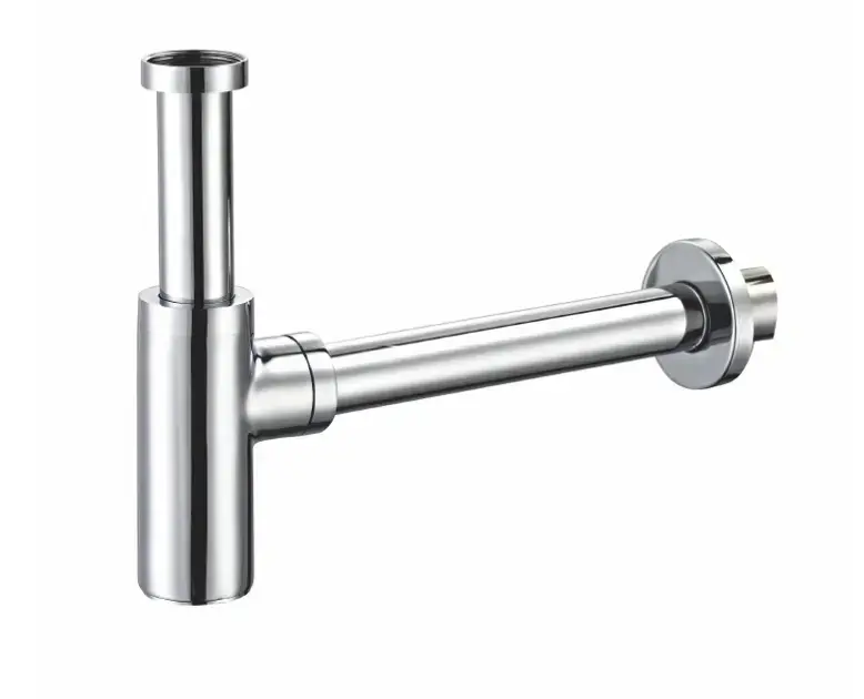 kielle – Siphon de lavabo, diamètre 32 mm, rond, métal, chrome 30901041