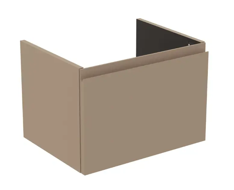 Ideal Standard Finesse - Meuble pour lavabo, 53x41x37 cm, 1 tiroir, Matt Greige E3408UP