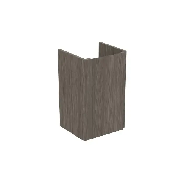 Ideal Standard Finesse - Meuble pour lavabo, 35x31x55 cm, 1 porte, charnières à gauche, Dark Elm E3449UR