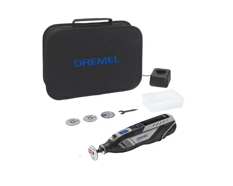 DREMEL – Outil multifonction sans fil 12V, avec accessoires, 1x batterie 2.0 Ah Li-Ion, chargeur F0138250JA