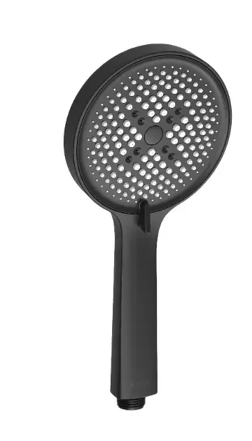 kielle Nefia - Pommeau de douche 120, 3 jets, EcoSpare, noir mat 20427004E