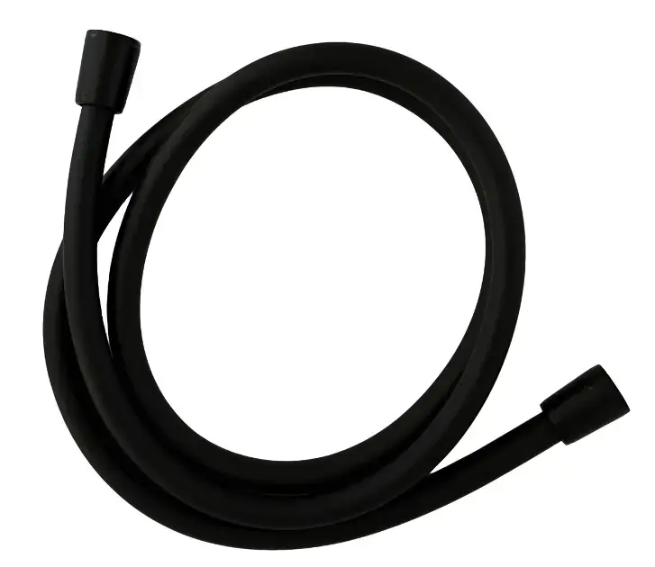 kielle – Flexible de douche, 150 cm, noir mat 20501014
