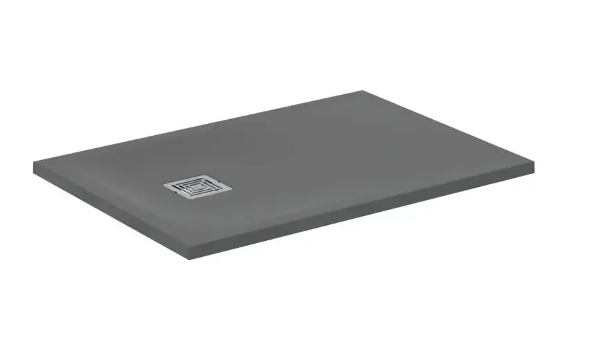Ideal Standard Ultra Flat S + - Receveur de douche 100x70 cm, Anti-Slip, gris T5606FS