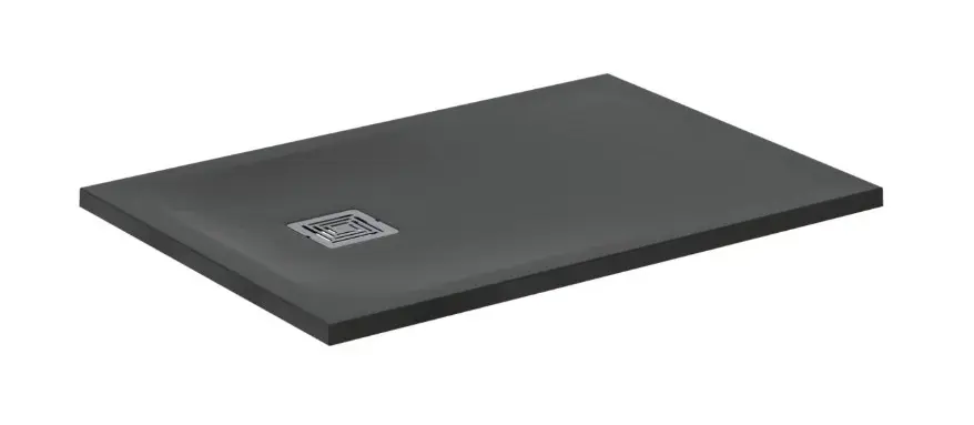 Ideal Standard Ultra Flat S + - Receveur de douche 100x70 cm, Anti-Slip, noir T5606FV
