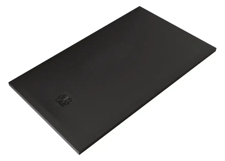 Kludi Terra - Receveur de douche 80x140 cm, noir mat 08DW0639