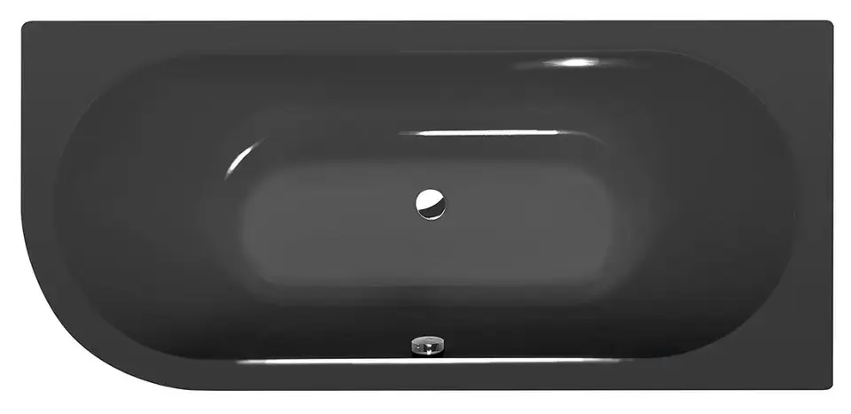 Polysan – Baignoire 175×80 cm, droite, grise 78119.30