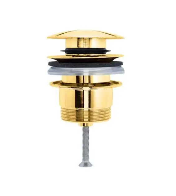 Duravit – Bonde de lavabo, Click Clack, doré 0050523400