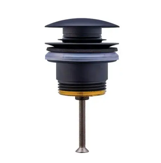 Duravit – Bonde de lavabo, Click Clack, noir mat 0050524600