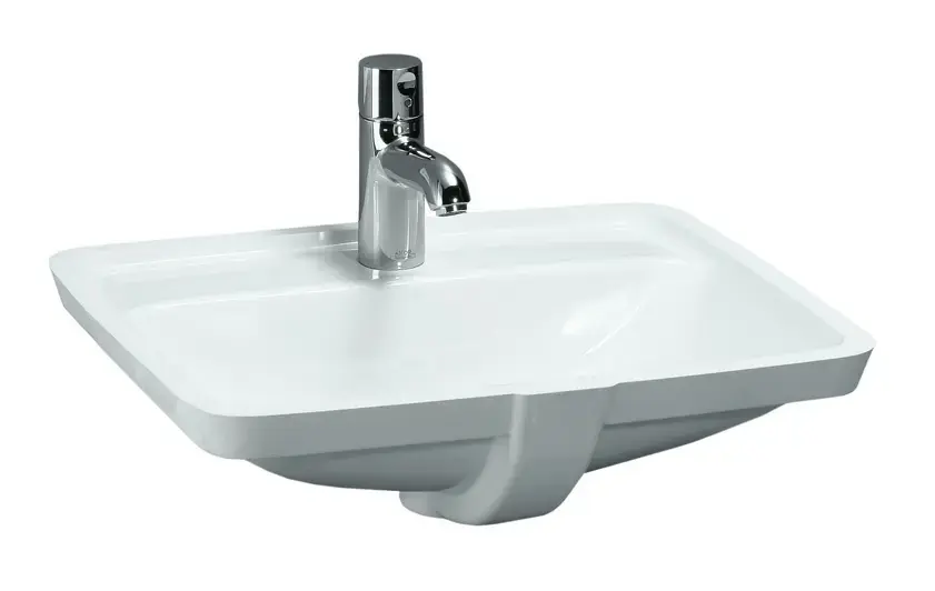 Laufen Pro A - Lavabo, 49x36 cm, 1 trou pour robinetterie, avec LCC, blanc H8119664001041