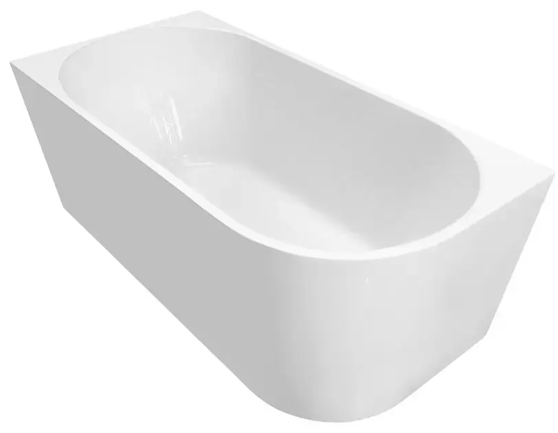 Aqualine - Baignoire d'angle Tibera, 170x80 cm, gauche, blanc E1026