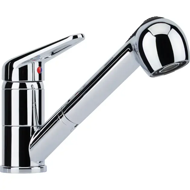 Franke - Mitigeur d´évier FC 9547.031, avec douchette extractible, chrome 115.0347.111