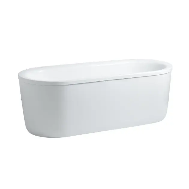 Laufen Solutions - Baignoire avec support, 180x80 cm, blanc H2245120000001