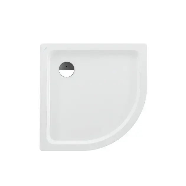 Laufen Platina - Receveur de douche avec pastilles anti-bruit, 90x90 cm, blanc H2150180000401