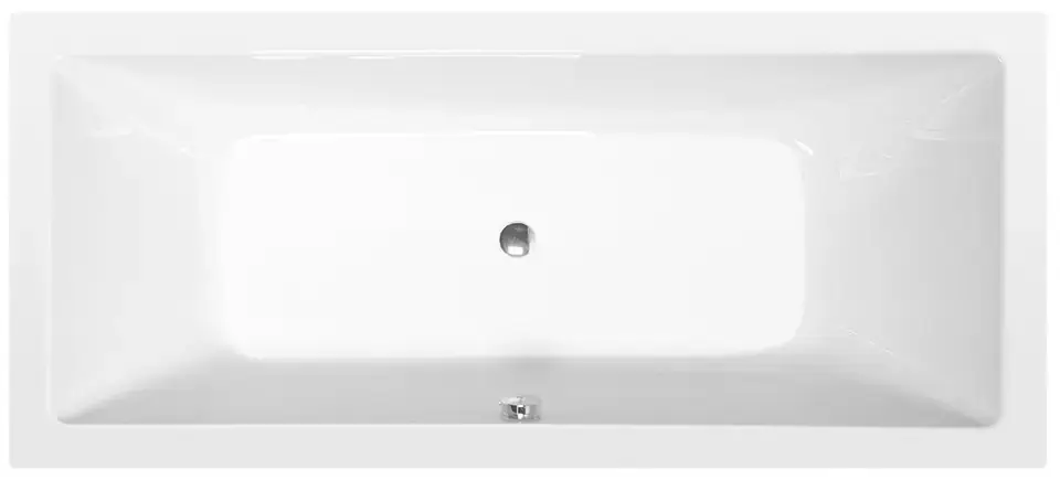 Polysan – Baignoire rectangulaire KRYSTA, 180x70x39 cm, blanc 72906