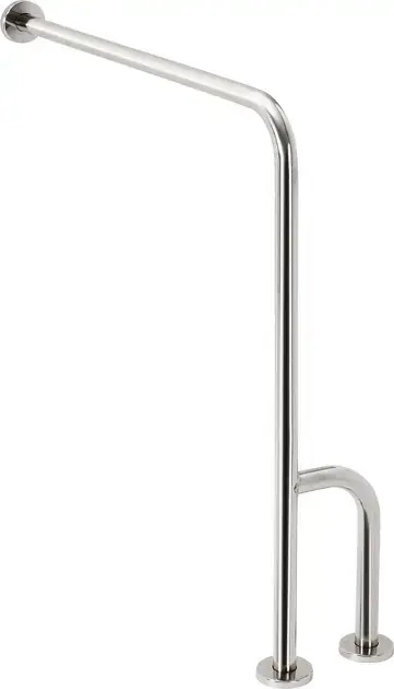 Sapho - Support de main courante 80x85 cm, droite, inox XH528