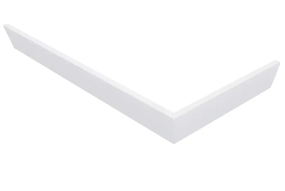 Polysan Karia - Panneau d'angle 1100x800 mm, à gauche, blanc 46812L