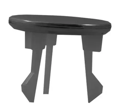 Duravit – Cache du trop-plein, chrome 1001070000