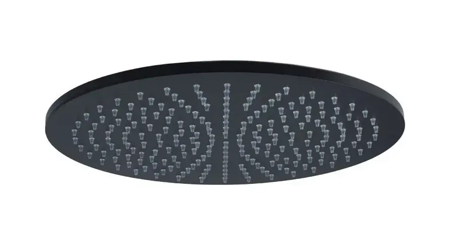 Paffoni Stick - Tête de douche, diamètre 23 cm, noir mat ZSOF074NO