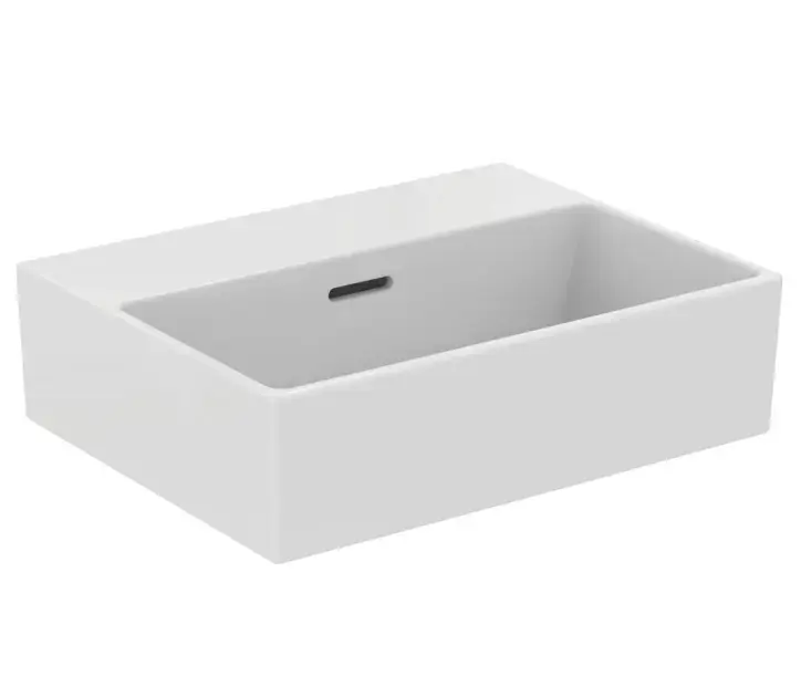 Ideal Standard Extra - Lave-main 45x35 cm, avec trop-plein, sans trou pour robinet, blanc T391601