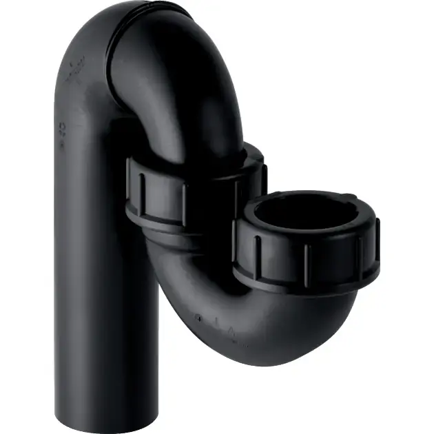 Geberit - Siphon pour éviers, avec raccord à joint américain, entrée / sortie verticale, d 50 mm, d1 56 mm 152.041.16.1