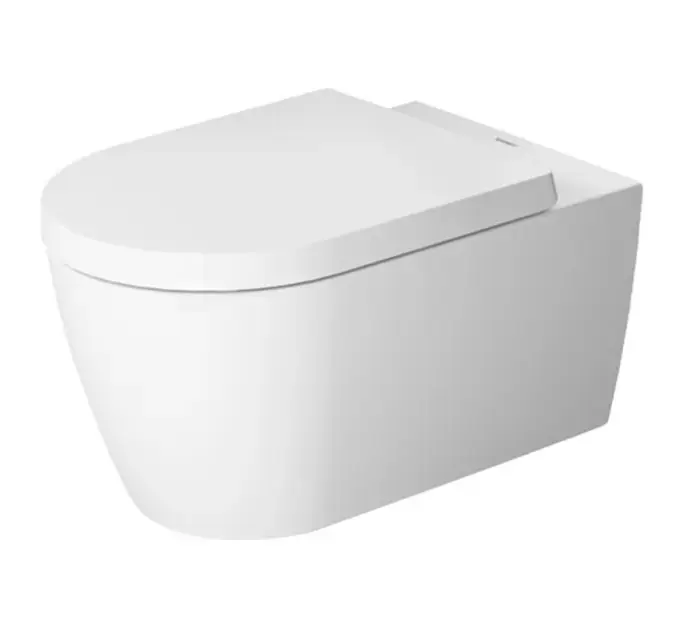 Duravit ME by Starck - WC suspendu, avec HygieneGlaze, blanc / blanc mat 2528099000