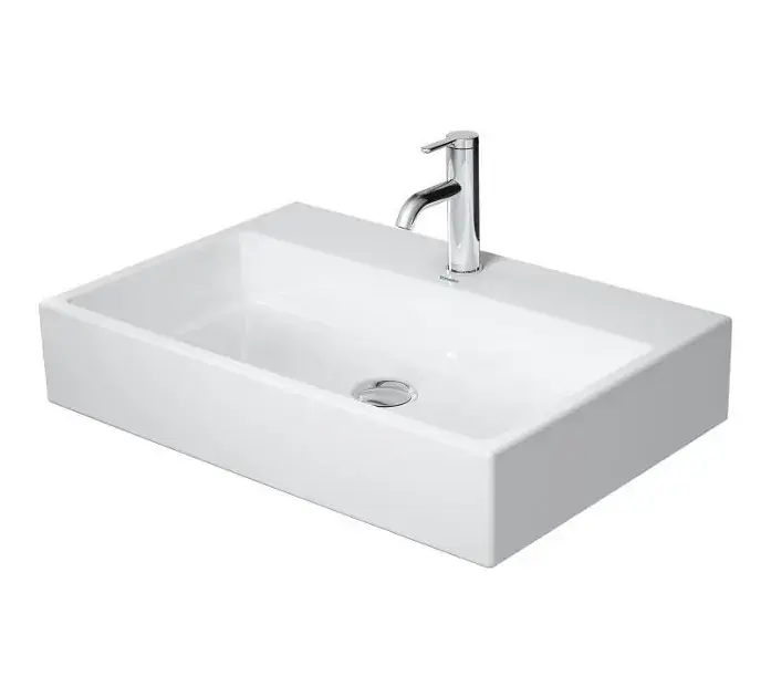 Duravit Vero Air - Lavabo 70x47 cm, sans trop-plein, avec 1 trou pour robinetterie, blanc 2350700041