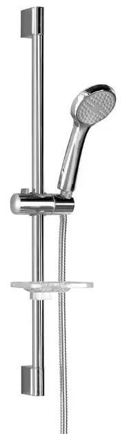 Bruckner - Jeu de douchette, support, tige et flexible, chromé 621.200.1