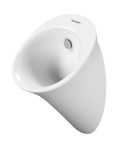 Duravit White Tulip – Urinoir, arrivée d&rsquo;eau arrière, Rimless, avec WonderGliss, blanc 28173000001