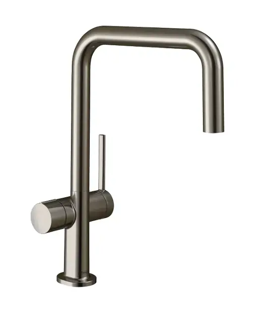 Hansgrohe Talis M54 - Mitigeur d'évier Talis U 220, avec vanne d'arrêt, aspect de l'inox 72807800