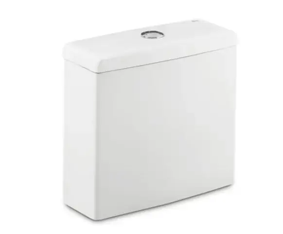 Roca Meridian - Réservoir de toilette, DualFlush, alimentation par le bas à gauche, blanc A341240000
