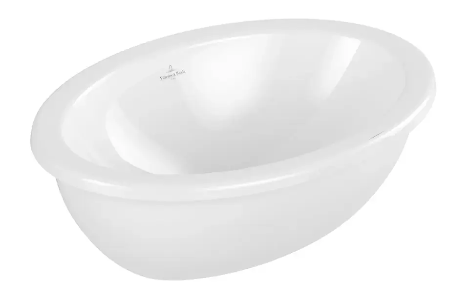 Villeroy & Boch Loop&Friends - Lavabo à encastrer, 49x33 cm, avec trop-plein, blanc alpin 4A540001