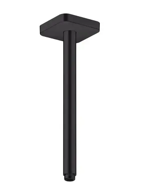 Axor – Bras de douche de plafond, 30 cm, noir mat 26966670
