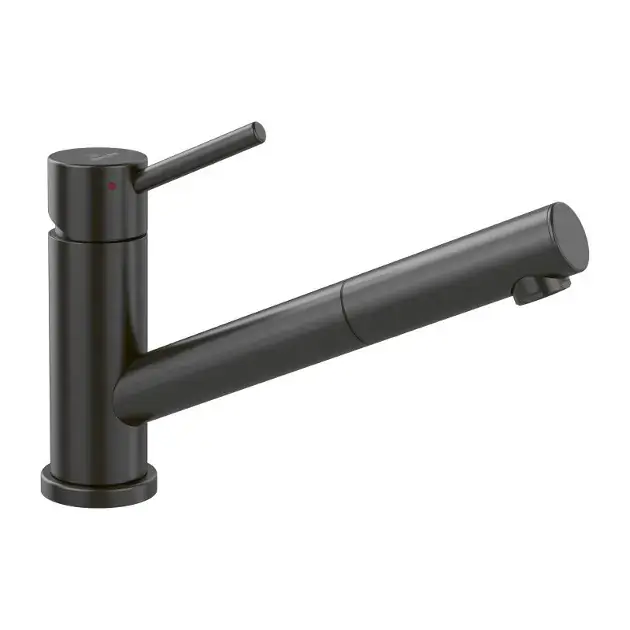 Villeroy & Boch Como - Mitigeur d'évier avec bec extractible, anthracite 92520005