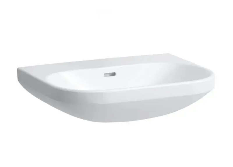 Laufen Lua - Lavabo 46x60 cm, avec trop-plein, sans trou pour robinet, LCC, blanc H8110834001091