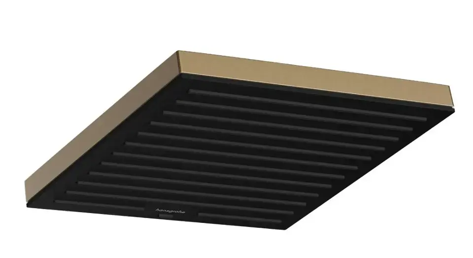 Hansgrohe Pulsify E - Douche de tête, 26x26 cm, EcoSmart+, bronze brossé 24333140