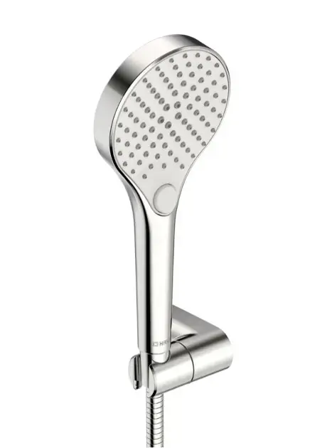 Hansa Viva – Set de pommeau de douche, support et flexible, 3 jets, chrome 44170220