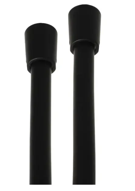 Hansa – Flexible de douche, 175 cm, noir mat 4446030033