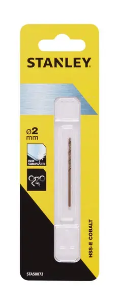 Stanley - Foret à métaux HSS-E, diamètre 2,0 mm STA50072-QZ