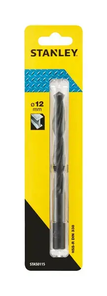 Stanley - Foret à métaux HSS-R, diamètre 12,0 mm STA50115-QZ