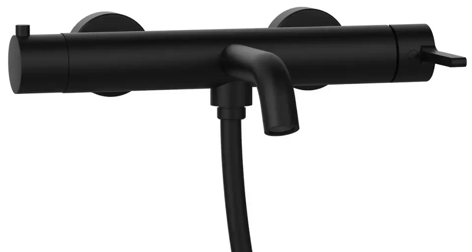 Sapho Iconic - Mitigeur de baignoire, noir mat AF010B