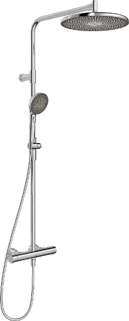 Hansa Aurelia – Set de douche avec thermostat, diamètre 30 cm, 3 jets, chrome 47199103