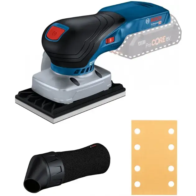 Bosch - Ponceuse orbitale sans fil 18V, sans batterie ni chargeur 06019L0100