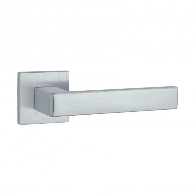 Poignée de porte chrome satiné AT Sulla Q 7S MSC