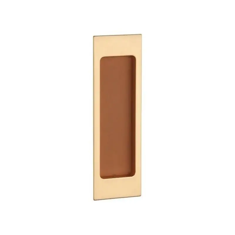 Cuvette de porte coulissante rectangulaire or mat HD 240