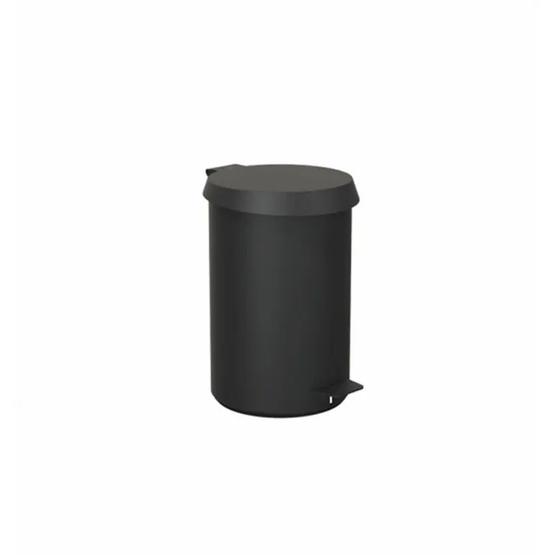 Zwarte prullenbak N3002-B
