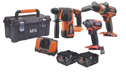 Pack 3 outils AEG 18V Brushless - AEG